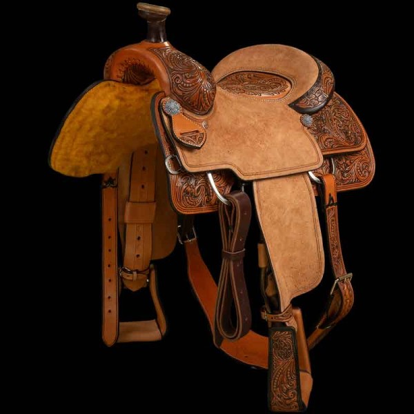 Half Carved Roper Saddle